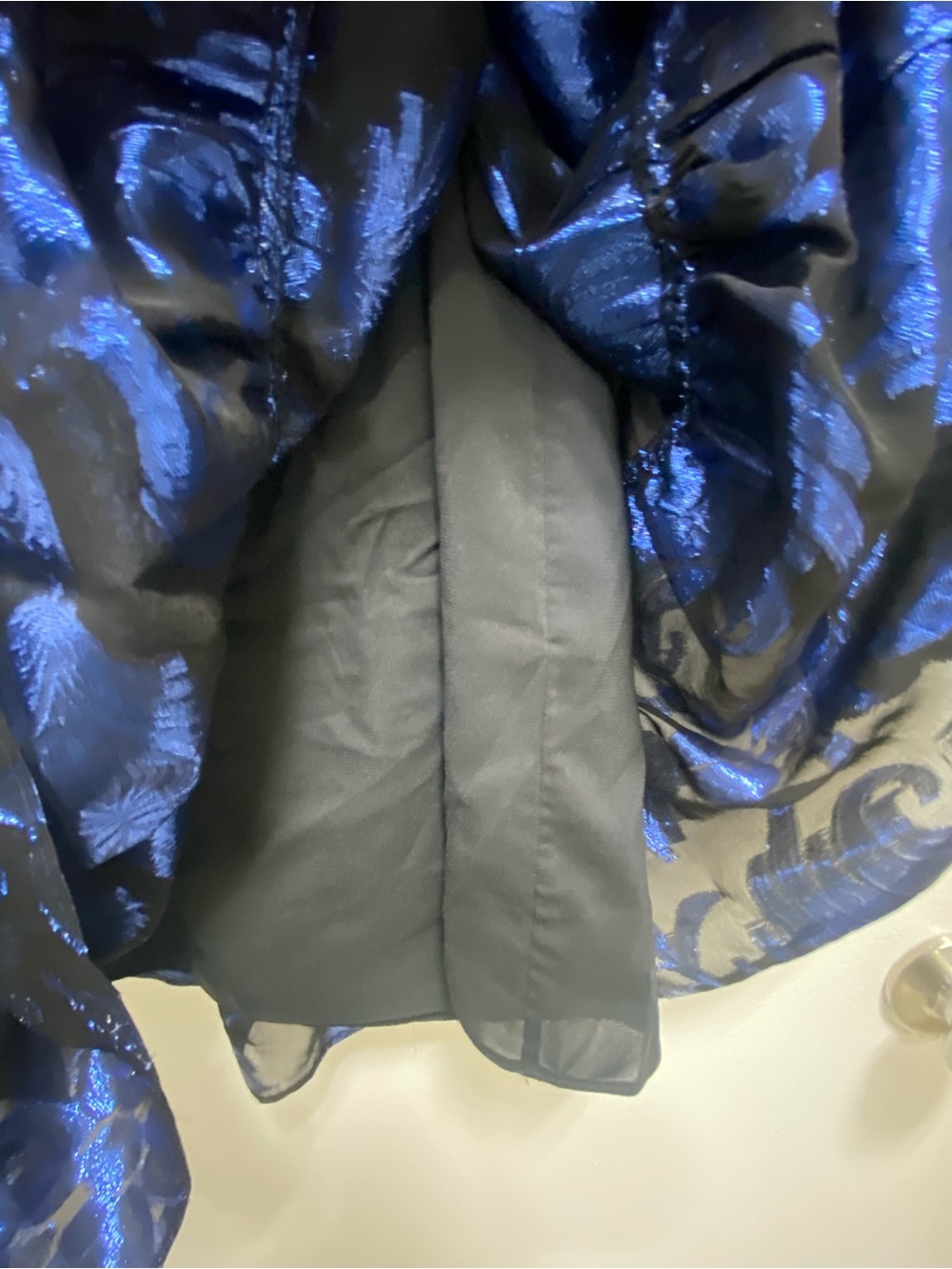 Alice + Olivia Marella Tiered Burnout Mini Dress - Picture 3 of 10